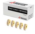 Compatível PACK 5X DYMO LABELWRITER 11352 Etiquetas para Pastas de Papel Térmico