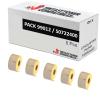 Compatíveis PACK 5X DYMO LABELWRITER 99012 Etiquetas de Endereço Grandes de Papel Térmico