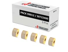 Compatíveis PACK 5X DYMO LABELWRITER 99012 Etiquetas de Endereço Grandes de Papel Térmico