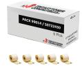 Compatíveis Pack 5x DYMO LABELWRITER 99014 Etiquetas de Remessa de Papel Térmico