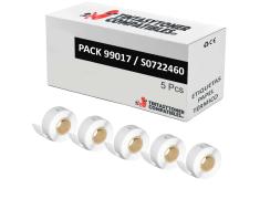 Compatíveis PACK 5X DYMO LABELWRITER 99017 Etiquetas para Pastas de Papel Térmico