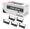Compatível Pack 5x Epson ERC 39 Fitas Matriciais