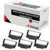 Compatível Pacote 5x Epson ERC30 ERC34 ERC38 Preto/Vermelha