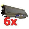 Pacote compatível 6 x BROTHER TN-2110