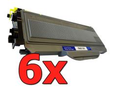 Pacote compatível 6 x BROTHER TN-2120