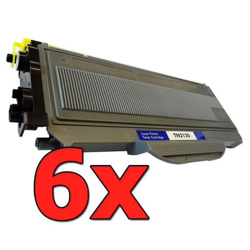 Pacote compatível 6 x BROTHER TN-2120