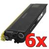 Pacote compatível 6 x BROTHER TN-6600