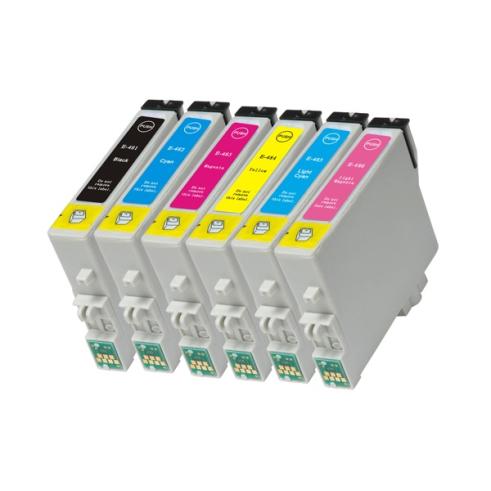 Pacote compatível 6 x EPSON T0481/2/3/4/5/6