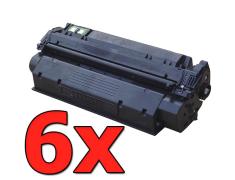Pacote compatível 6 x HP C7115A Preto