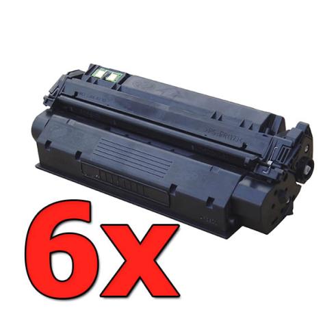 Pacote compatível 6 x HP C7115A Preto