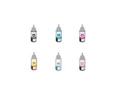 Compatível Pacote 6X Epson T6731/2/3/4/5/6 Frascos de Tinta