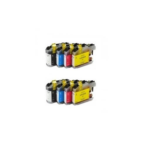 Pacote compatível 8 x BROTHER LC-227 / LC-225