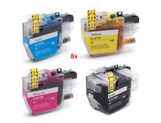 Pacote compatível 8 x BROTHER LC3219XL