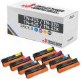 Pacote compatível 8 x BROTHER TN-325 TN-320