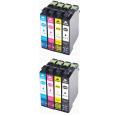 Pacote 8 x EPSON T502XL COMPATÍVEL