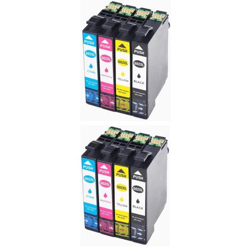 Pacote 8 x EPSON T502XL COMPATÍVEL