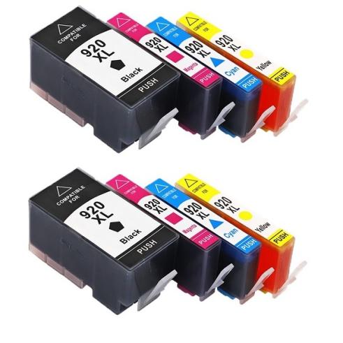 Pacote compatível 8 x HP 920XL