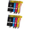 Pacote compatível 8 x HP 934 XL e 935 XL
