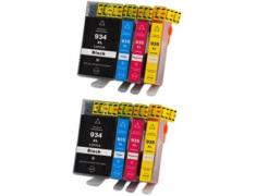 Pacote compatível 8 x HP 934 XL e 935 XL