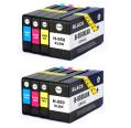 Pacote compatível 8 x HP 950 XL e 951 XL