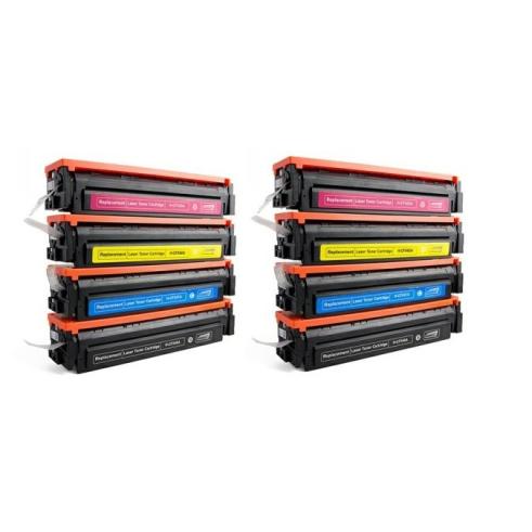 Pacote compatível 8 x HP CB540/1/2/3A Premium