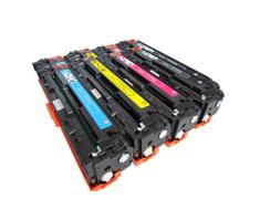Pacote compatível 8 x HP CE410X1 / 2/3 305X / A