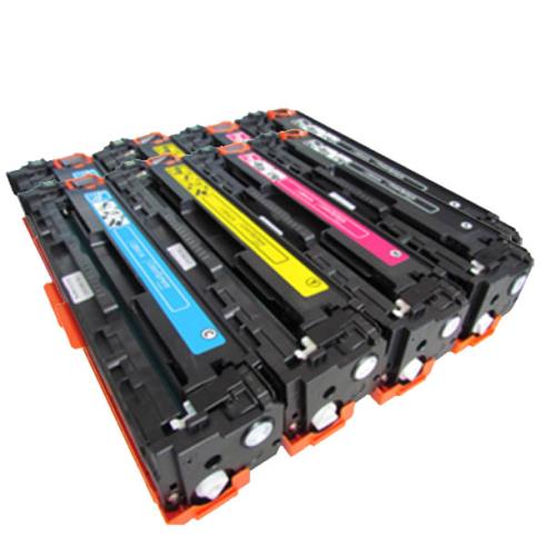 Pacote compatível 8 x HP CE410X1 / 2/3 305X / A