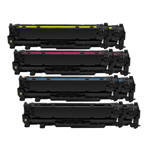 Pacote compatível 8 x HP CF350 / 1/2 / 3A remanufaturado