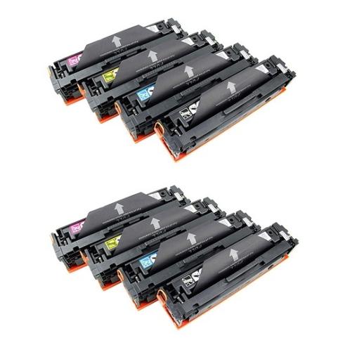 Pacote compatível 8 X HP CF530/1/2/3A Premium (205A)
