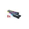 Pacote compatível 8 x HP Q3960 / 1/2 / 3A