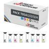 Compatível Pack 8x Epson T05A1/2/3/4 Tinta Pigmentada