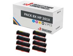 Compatível Pack 8x HP 201X - HP CF400/1/2/3X