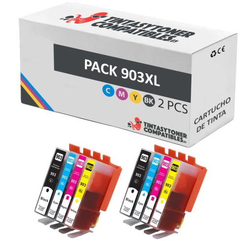 Compatível PACK 8X HP 903XL