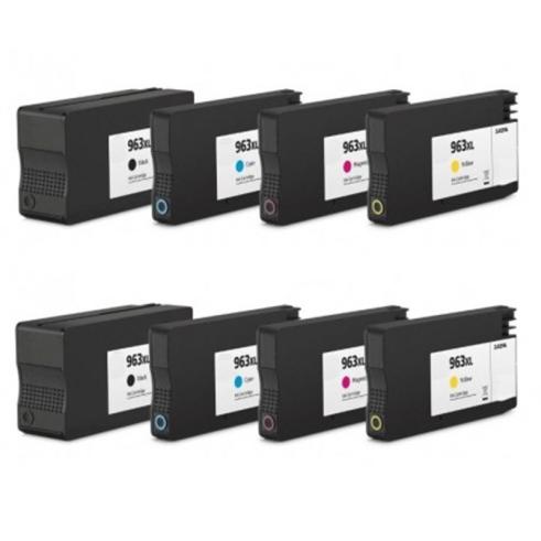 Compatível Pacote 8x HP 963XL