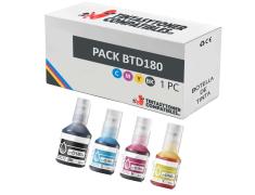Compatível PACK Brother BTD180 Frasco de Tinta