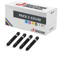 Compatível Pack Canon C-EXV48