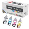 Compatível PACK Epson 113 Frascos de Tinta Pigmentado