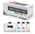 Compatível PACK Epson T01D / T01C Pigmentado
