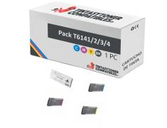 Compatível Pack Epson T6141/2/3/4