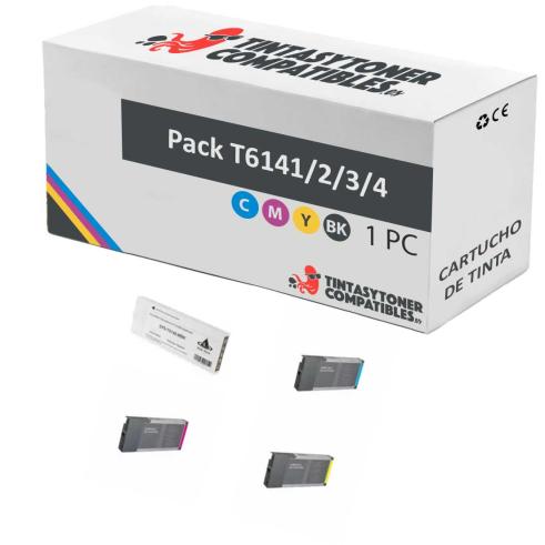 Compatível Pack Epson T6141/2/3/4