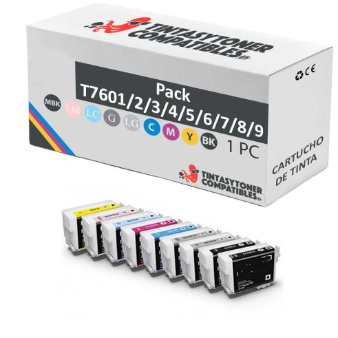 Compatível PACK Epson T7601/2/3/4/5/6/7/8/9