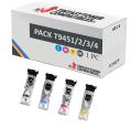 Compatível Pacote Epson T9451/2/3/4 Tinta Pigmentada