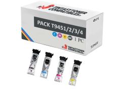 Compatível Pacote Epson T9451/2/3/4 Tinta Pigmentada