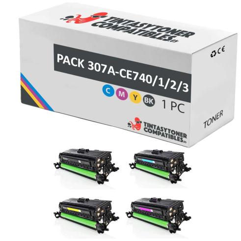 Compatível PACK HP 650A - HP CE270/1/2/3