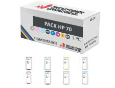 Compatível Pacote HP 70 de Tinta Pigmentada