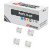 Compatível PACK HP 80 Tinta Pigmentada