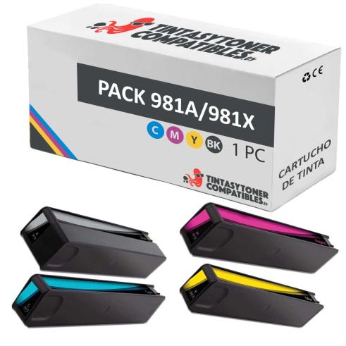 Compatível PACK HP 981A / 981X