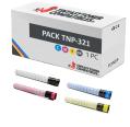 Compatível PACK Konica Minolta Bizhub C224 / C284 / C364 / TN321