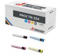 Compatível PACK KONICA MINOLTA BIZHUB C258 / C308 / C368 / TN324