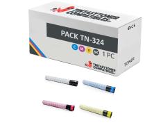 Compatível PACK KONICA MINOLTA BIZHUB C258 / C308 / C368 / TN324
